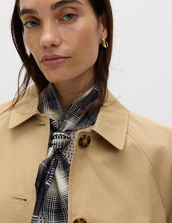 Car Coat aus reiner Baumwolle