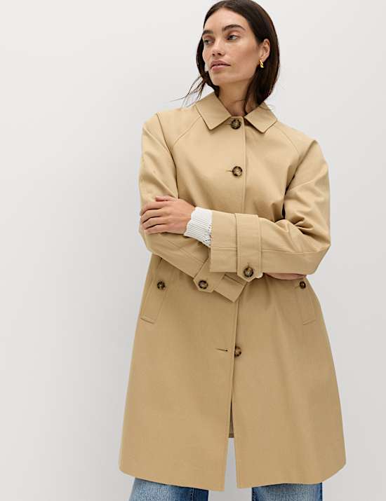 Car Coat aus reiner Baumwolle