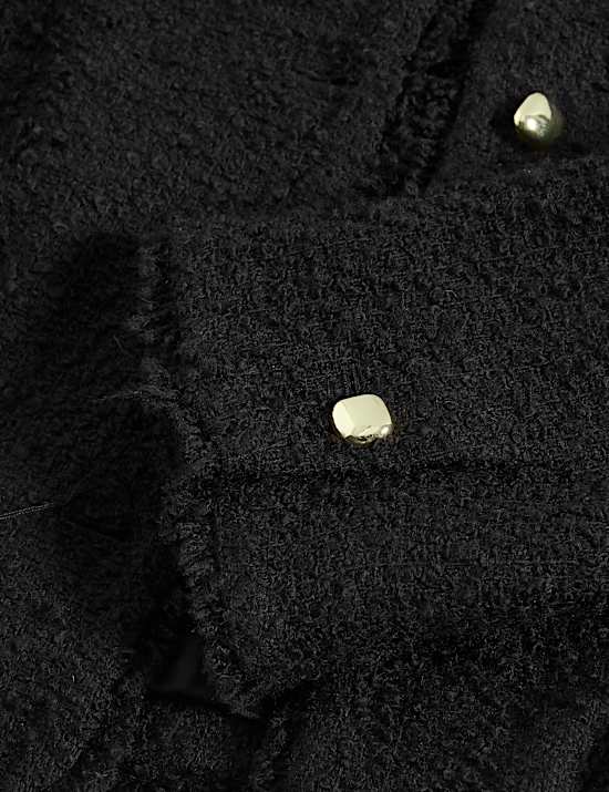 Colbert met structuurdessin en wol