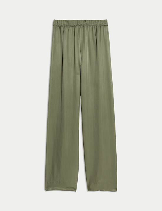 Pantalon palazzo coupe large