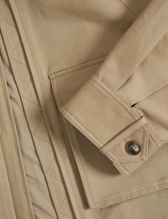 Pure Cotton Utility Trucker Jacket