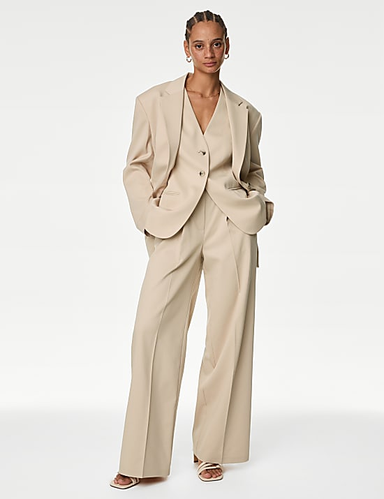 lyocell&trade; Rich Relaxed Single Breasted Blazer