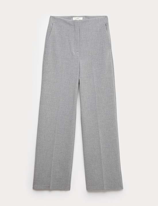 Pantalon coupe droite d&eacute;contract&eacute;e