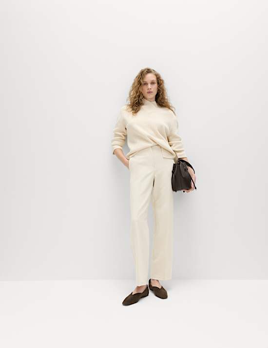 Tailored Straight Leg Trousers