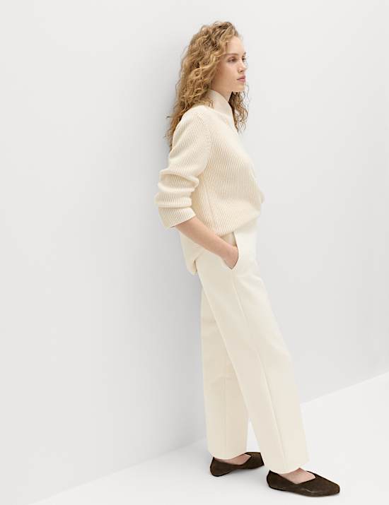 Tailored Straight Leg Trousers
