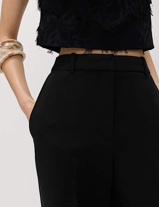 Tailored Straight Leg Trousers