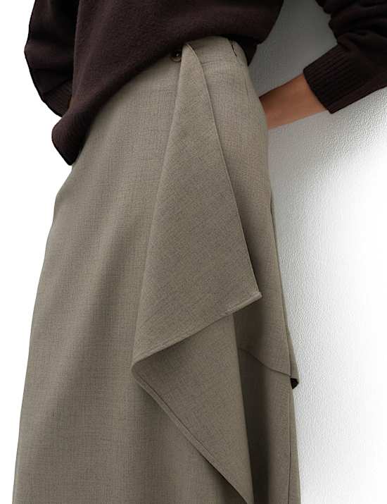 Midi Asymmetric Skirt