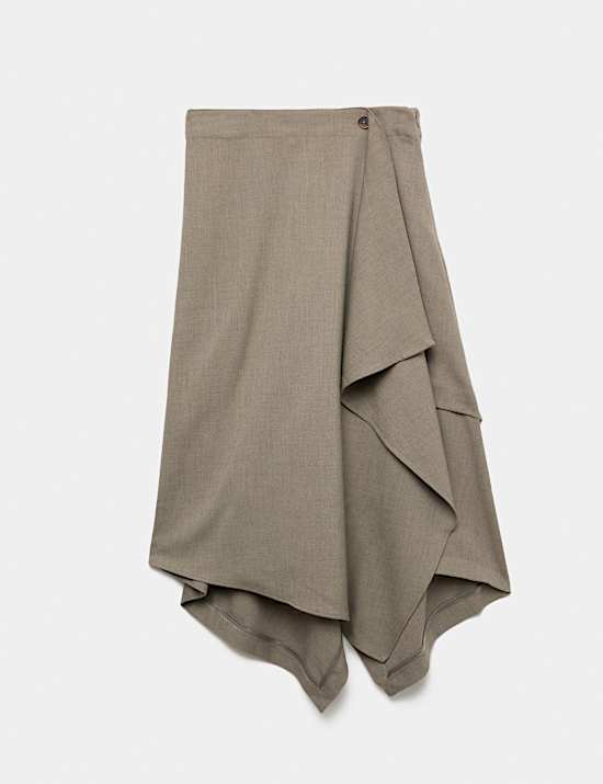 Midi Asymmetric Skirt