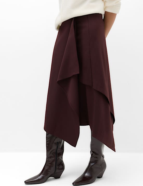 Midi Asymmetric Skirt