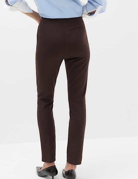 Pleat Front Slim Fit Trousers