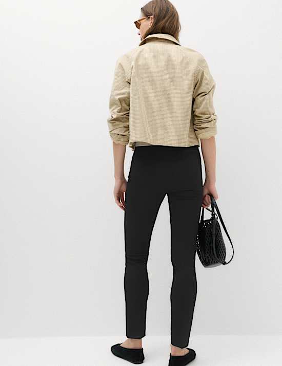 Pleat Front Slim Fit Trousers