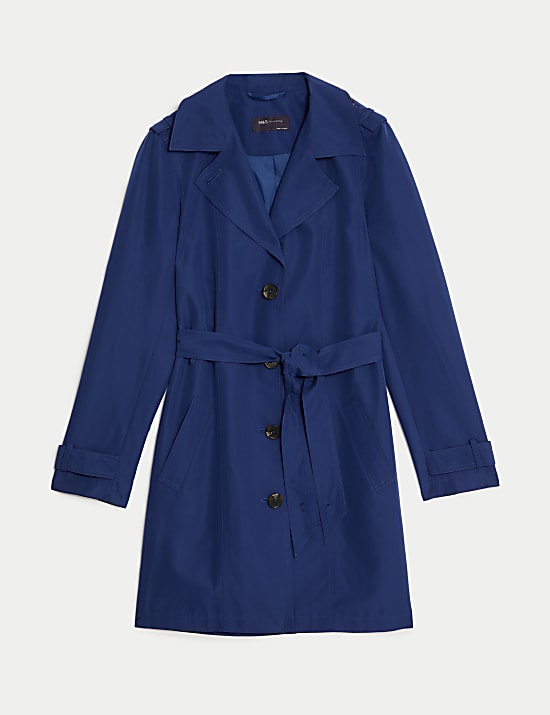Belted Single Breasted Trench Coat