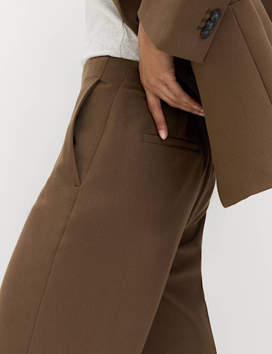 Tailored Relaxed Straight Leg Trousers