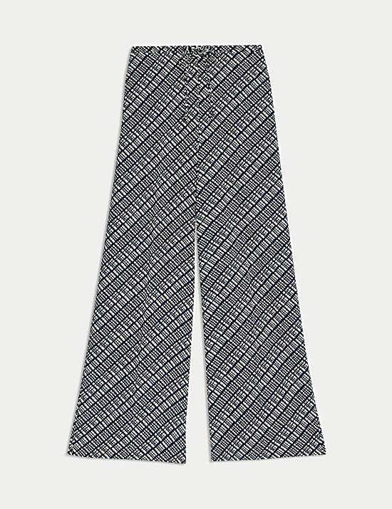 Pantalon large avec à taille élastique