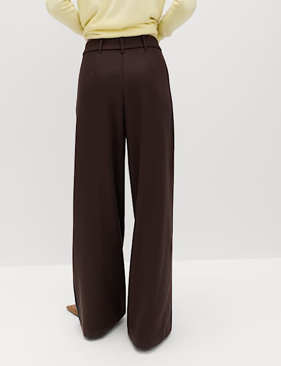 Side Stripe Wide Leg Trousers