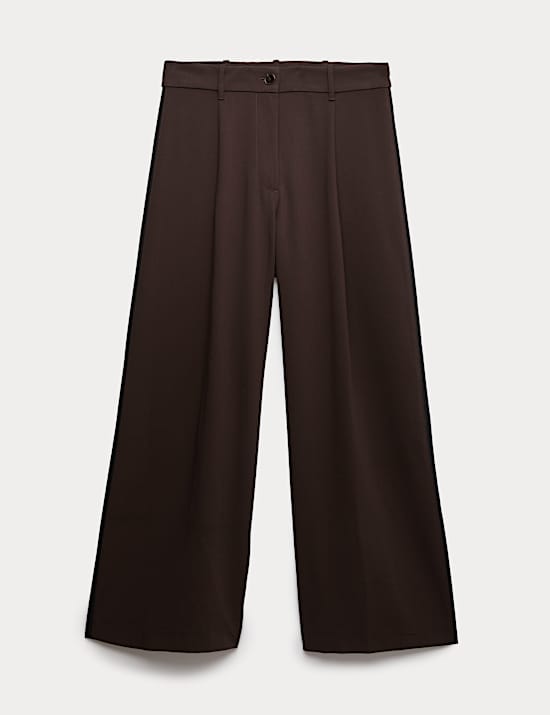 Side Stripe Wide Leg Trousers