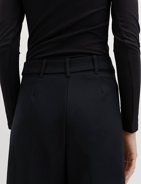 Side Stripe Wide Leg Trousers