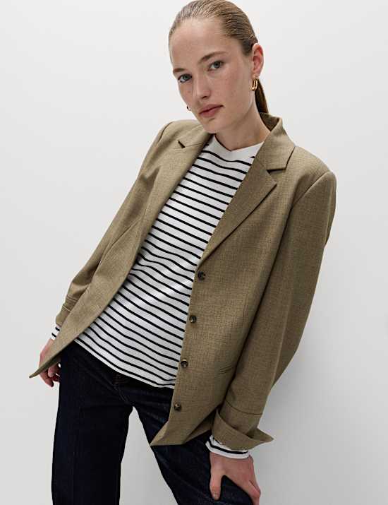 Easy Single Breasted Blazer