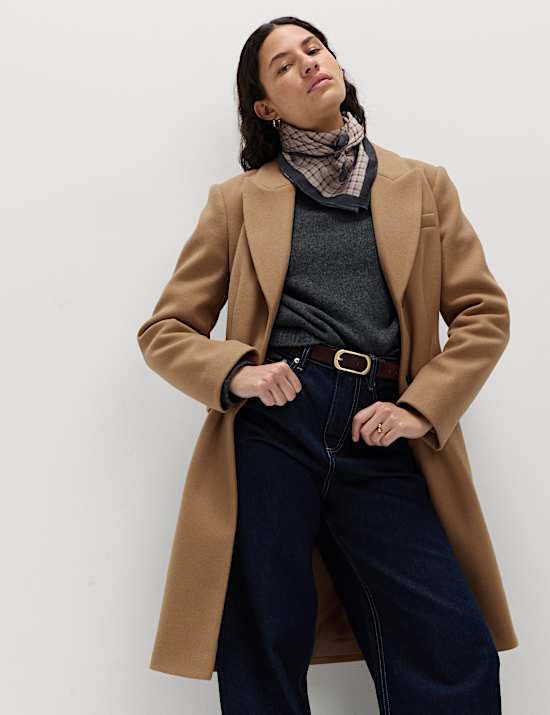 Collared Longline Tailored Coat