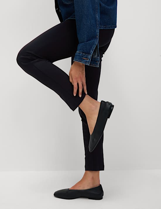 Ζέρσεϊ παντελόνι μέχρι τον αστράγαλο με στενή εφαρμογή