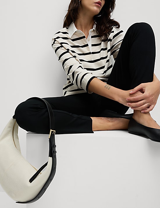 Jersey Slim Fit Ankle Grazer Trousers