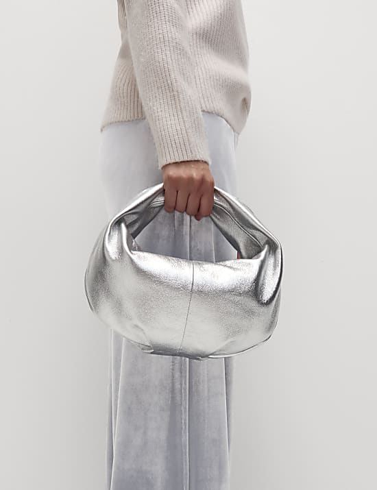 Velvet Elasticated Waist Wide Leg Trousers