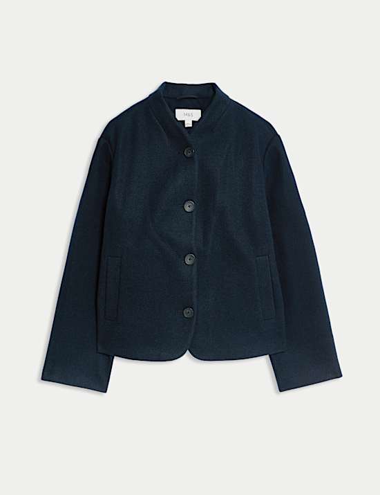 Κοντό τζάκετ χωρίς γιακά