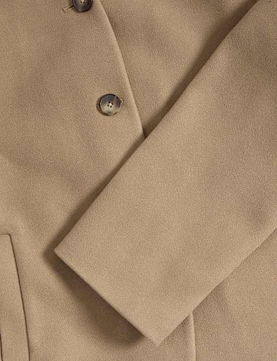 Collarless Short Jacket