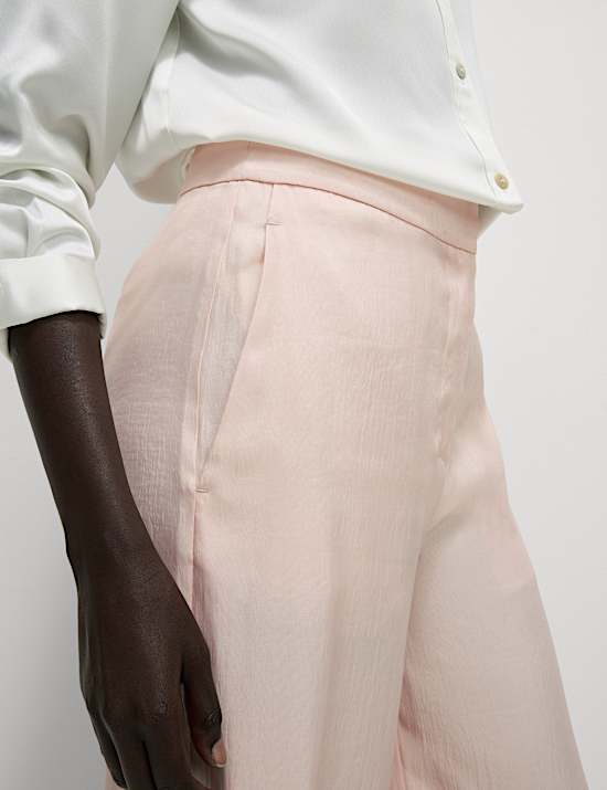 Organza Wide Leg Trousers