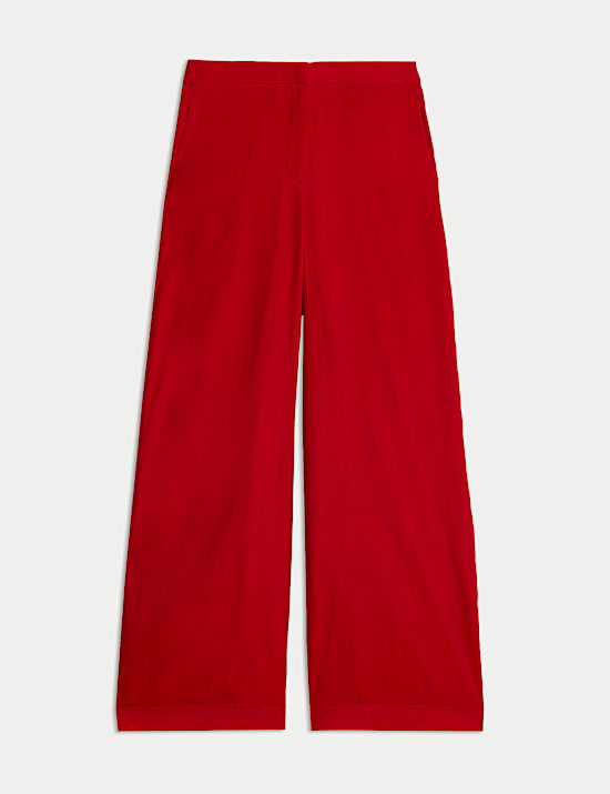 Organza Wide Leg Trousers