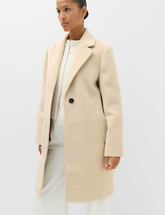 Single Breasted Longline Coat