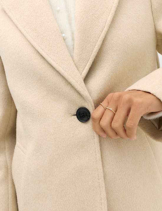 Single Breasted Longline Coat