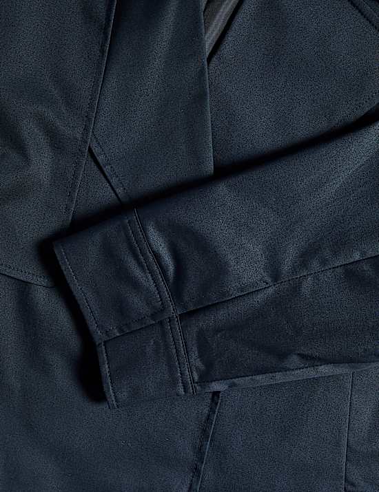 Gabardina corta de algodón