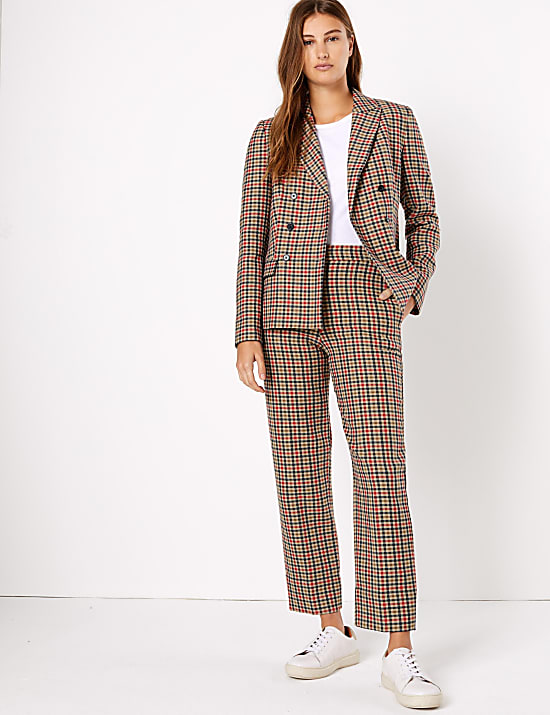 Evie Checked 7/8th Trousers