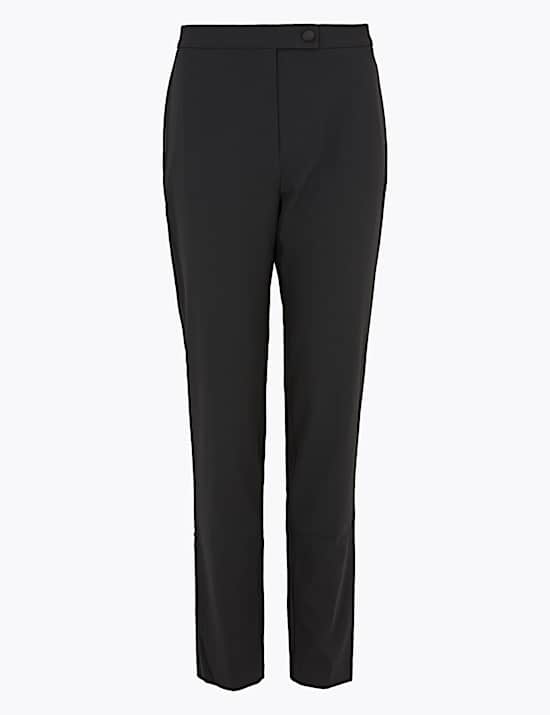 Mia Slim Tuxedo Ankle Grazer Trousers