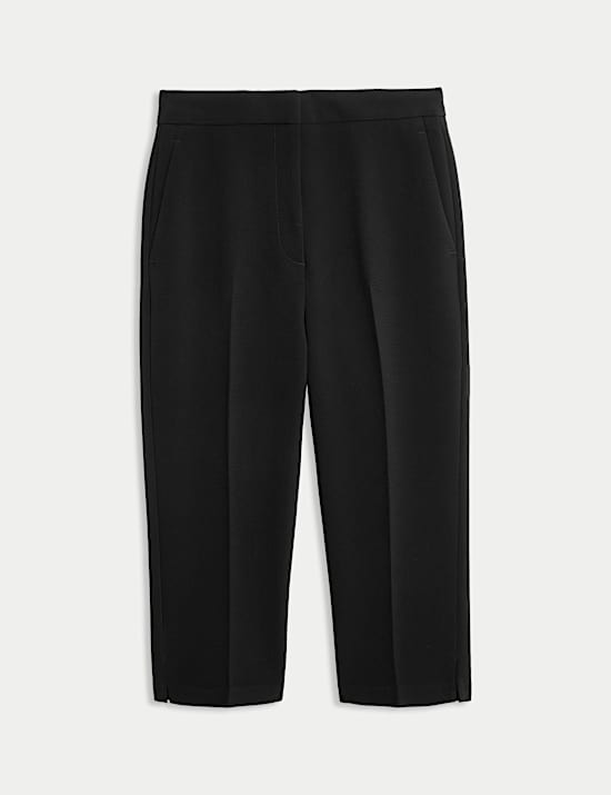 Slim Fit Cropped Trousers