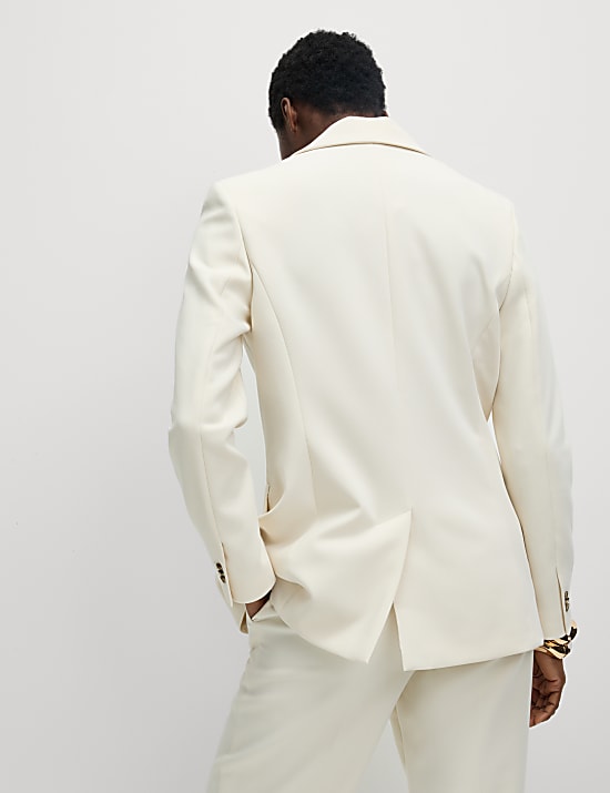 Blazer met één rij knopen