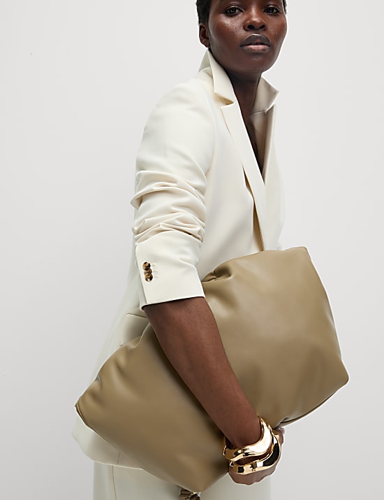 Blazer met één rij knopen