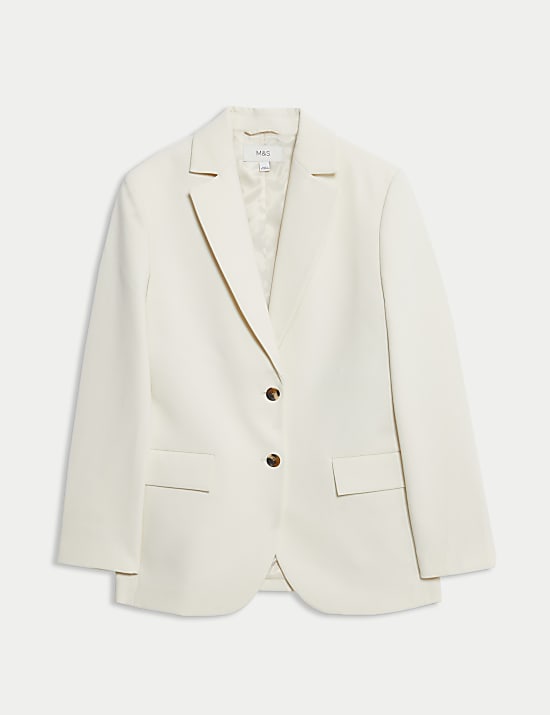 Blazer met één rij knopen