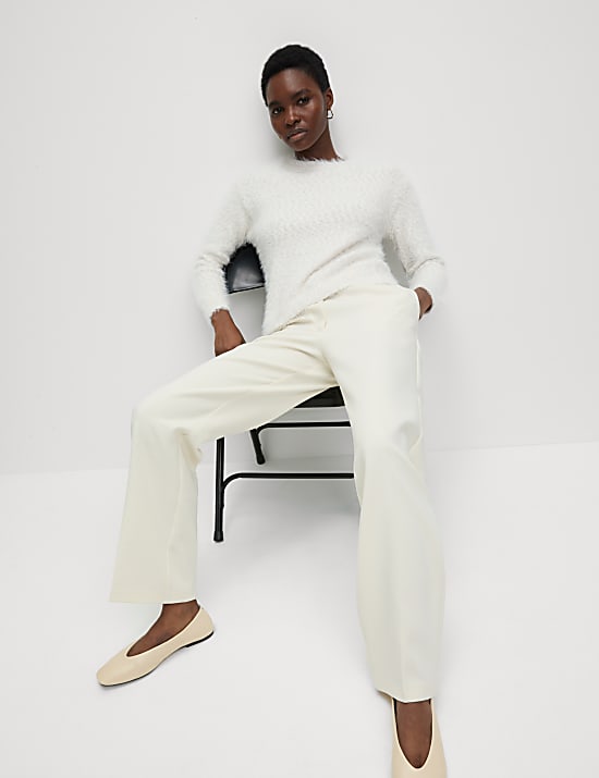 Straight Leg Trousers