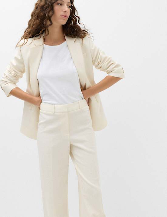Ultimate Pleat Front Straight Leg Trousers