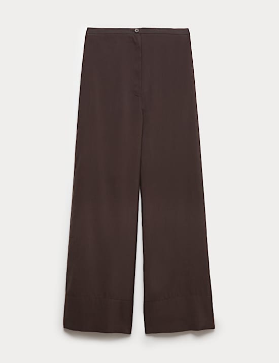 Modal Rich Wide Leg Trousers