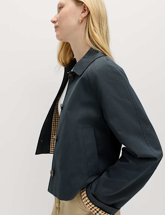 Pure Cotton Short Car Coat