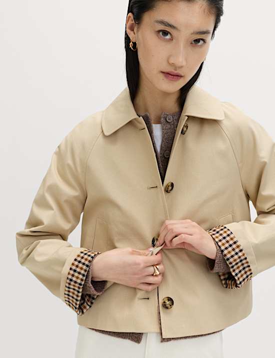 Pure Cotton Short Car Coat