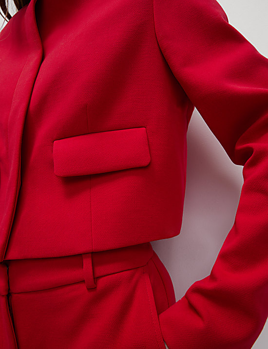 Collared Short Tailored Jacket