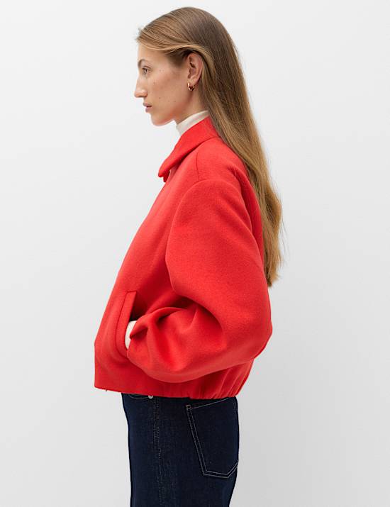 Short Bomber Jacket