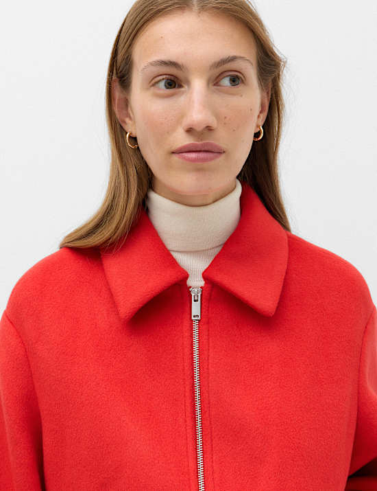 Short Bomber Jacket