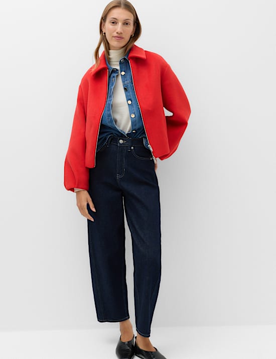 Short Bomber Jacket