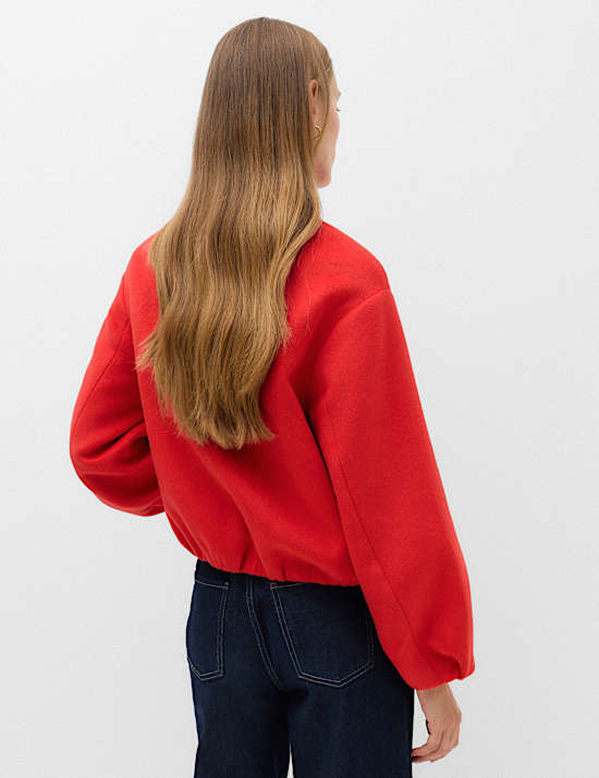 Short Bomber Jacket