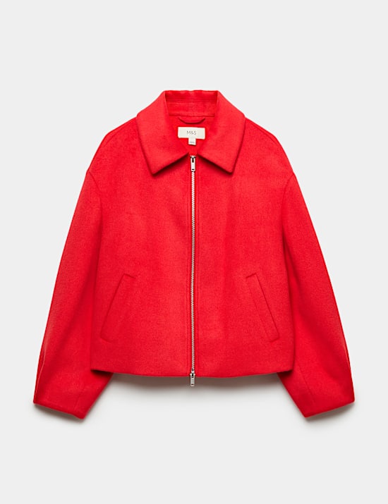 Short Bomber Jacket